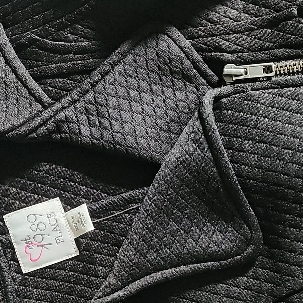 girls quilted moto jacket